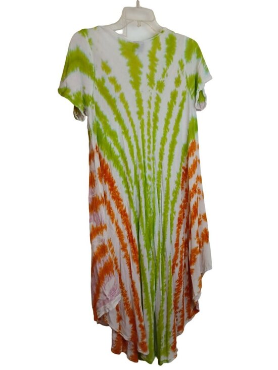 Style Style Style Dresses & Skirts - Style Free Size Tie Dye Dress Rayon Made in India Boho Casual Summer Beach #B2